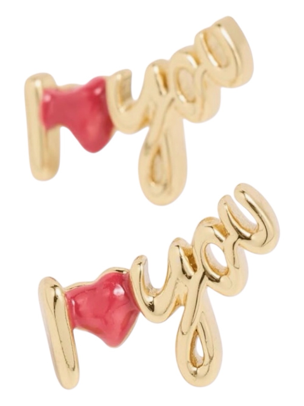Kate Spade ‘I ❤️ You’ Stud Earrings, NWT